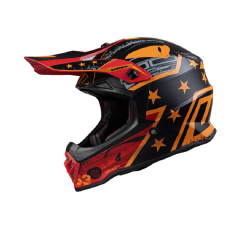 CASQUE UFO KID NOIR ORANGE