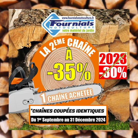 OFFRE CHAINE DE TRONCONNEUSE